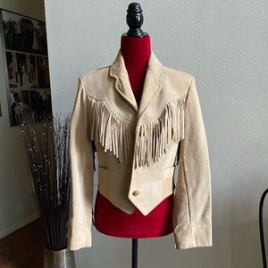 🌸 Pioneer Wear Split Cowhide/Leather with Fringe